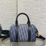 Denim-Oblique-Boston-Bag-Blue