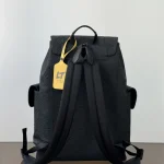 Embossed-Leather-Backpack-Black