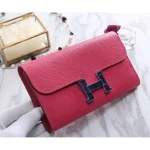 Fuchsia H-Clasp Long Wallet