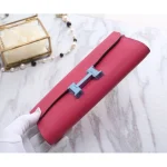 Fuchsia H-Clasp Long Wallet