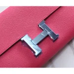 Fuchsia H-Clasp Long Wallet