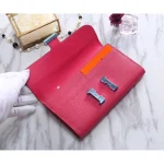 Fuchsia H-Clasp Long Wallet