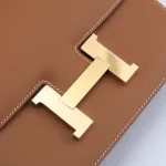Gold H-Clasp Flap Bag