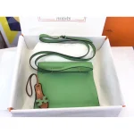 Green Mini Top-Handle Flap Bag