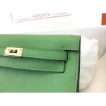 Green Mini Top-Handle Flap Bag