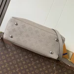 Greige Soft-Leather Chain Handbag