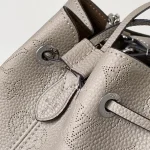 Greige Soft-Leather Chain Handbag