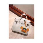 Grey Croc-Embossed Top-Handle Tote II