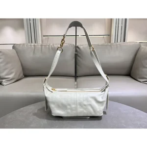 Ivory Cannage Hobo Bag