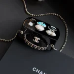 Lacquered-Minaudiere-Clutch-Black