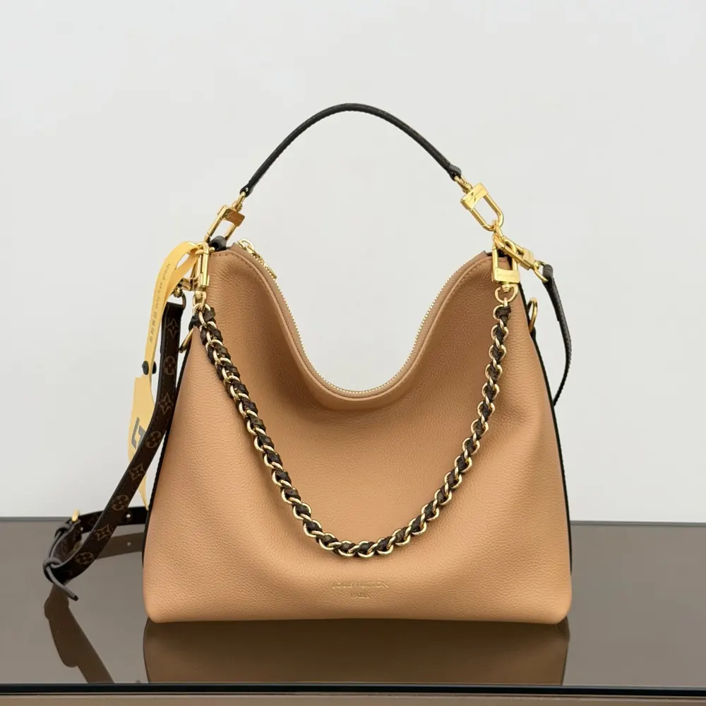 Leather-Chain-Hobo-Caramel