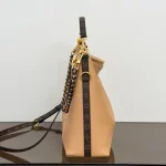 Leather-Chain-Hobo-Caramel