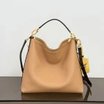 Leather-Chain-Hobo-Caramel