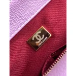 Lilac Quilted Top-Handle Flap Bag