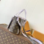 Lilac-White Small Tote