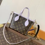 Lilac-White Small Tote