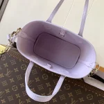 Lilac-White Small Tote