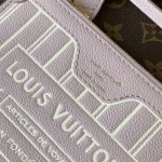 Lilac-White Small Tote