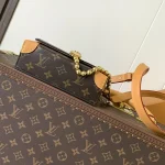 Monogram Gold-Bead Chain Crossbody