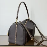 Monogram-Leather-Hobo-Grey