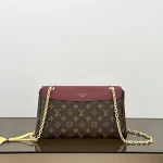 Monogram-Pallas-Chain-Burgundy