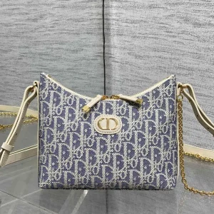 Oblique-CD-Chain-Bag-Blue