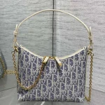 Oblique-CD-Chain-Bag-Blue