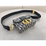 Oblique CD-Clasp Pouch Bag