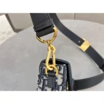 Oblique CD-Clasp Pouch Bag