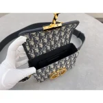 Oblique CD-Clasp Pouch Bag