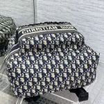 Oblique-Embroidered-Backpack-Blue
