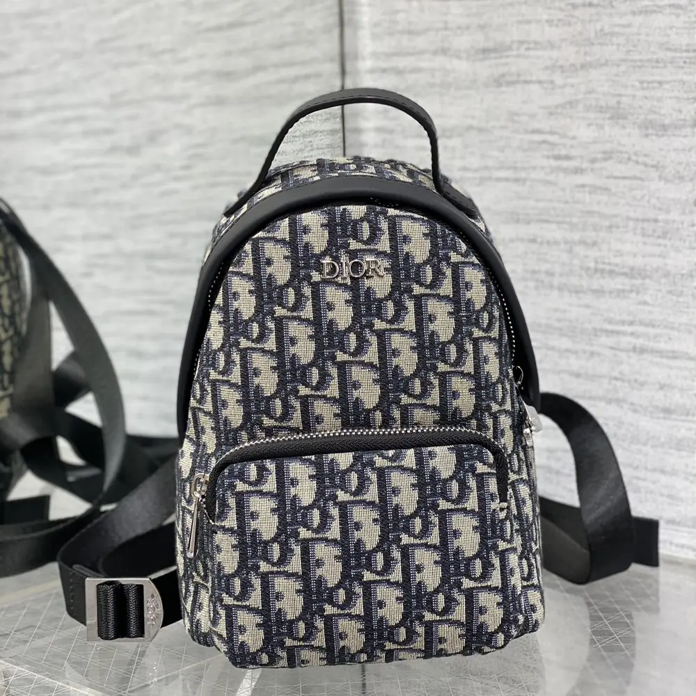 Oblique-Mini-Backpack-Blue