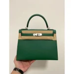 Ochre Top-Handle Trapeze Bag