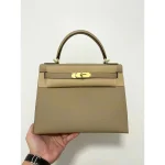 Ochre Top-Handle Trapeze Bag