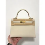 Ochre Top-Handle Trapeze Bag