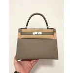 Ochre Top-Handle Trapeze Bag