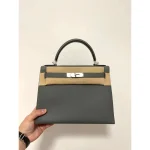 Ochre Top-Handle Trapeze Bag