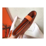 Orange Compact Flap Wallet