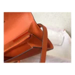 Orange Compact Flap Wallet