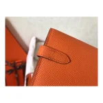 Orange Compact Flap Wallet
