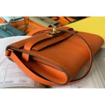 Orange Mini Flap Clutch