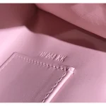 Pink Bicolor Top-Handle Trapeze Bag