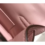 Pink Bicolor Top-Handle Trapeze Bag