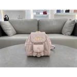Pink Cannage Mini Backpack