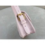 Pink Cannage Shoulder Flap Bag