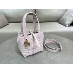 Pink Cannage Small Tote
