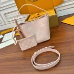 Pink Embossed Hobo