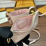 Pink Embossed Hobo