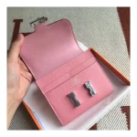Pink H-Clasp Flap Bag