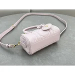 Pink Leather Top-Handle Mini Bag